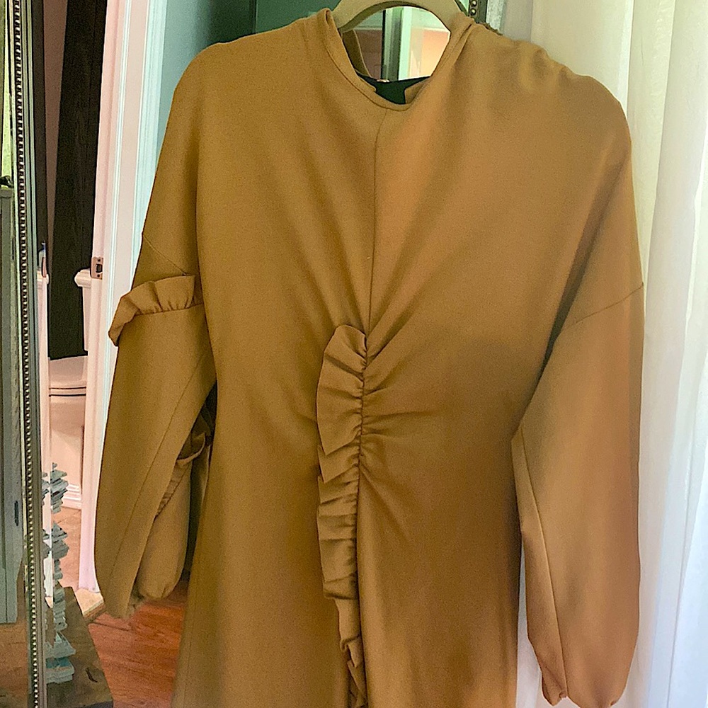 Tibi Ruffle Open Back Dress - Picture 8 of 11